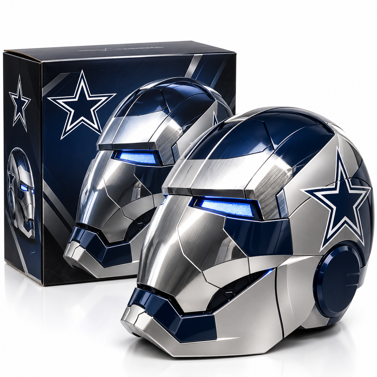 Gridiron Armor – Motorized LED Fan Helmet
