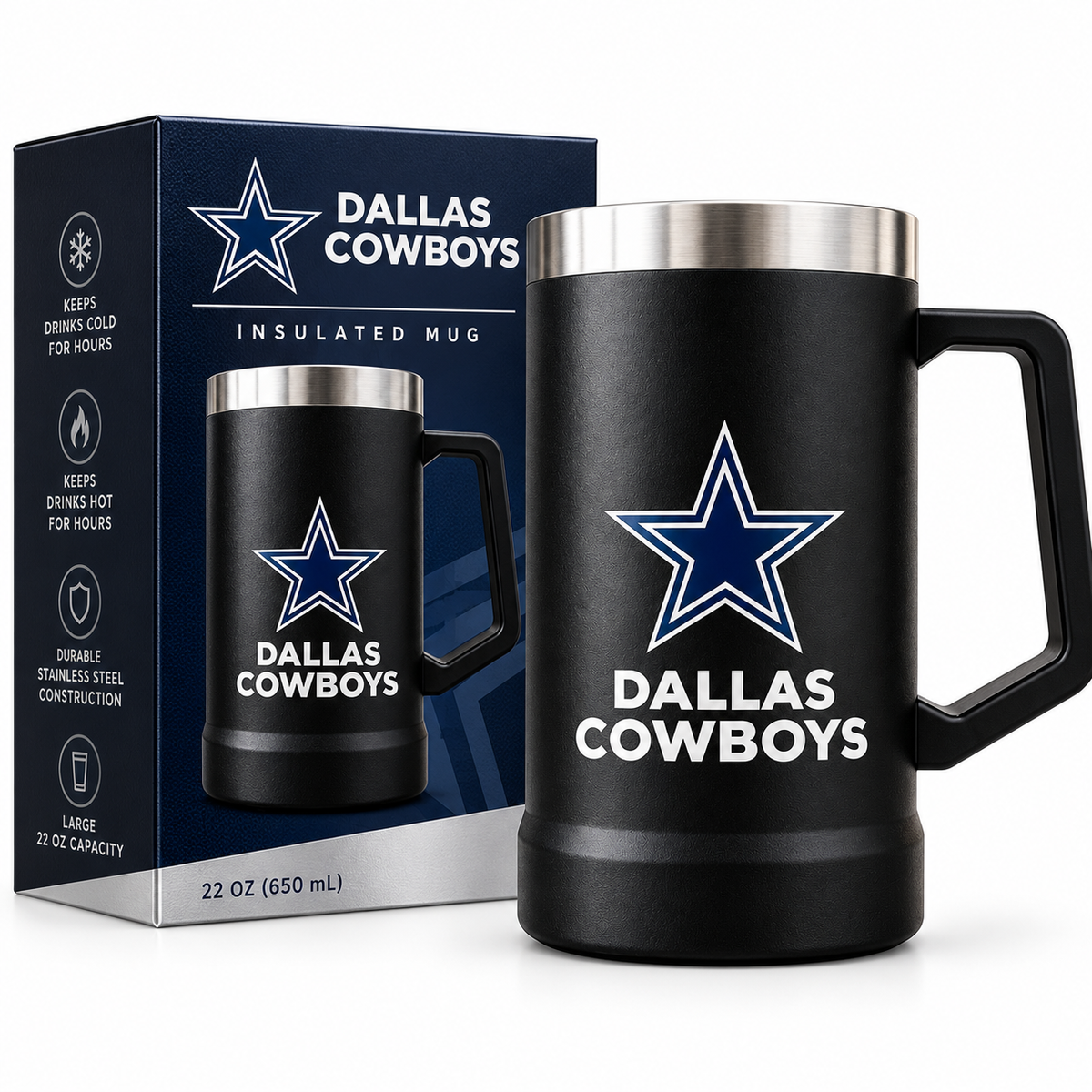 GRIDIRON ELITE™ – Premium Insulated Fan Mug